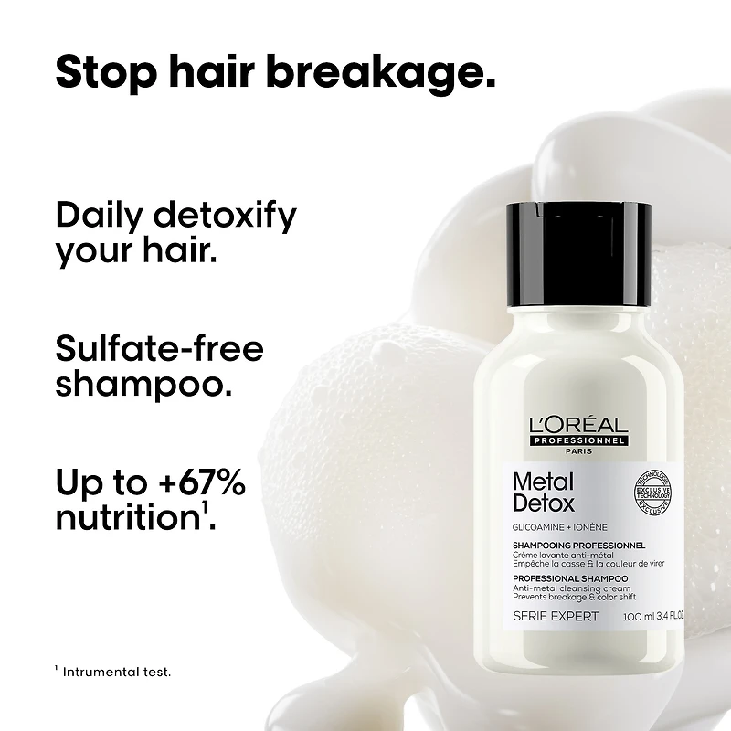 Shampoing sans sulfate Metal Detox