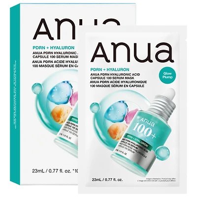 ANUA KPDH PDRN Hyaluronic Acid Capsule 100 Serum Mask 7.8 oz/230 ml
