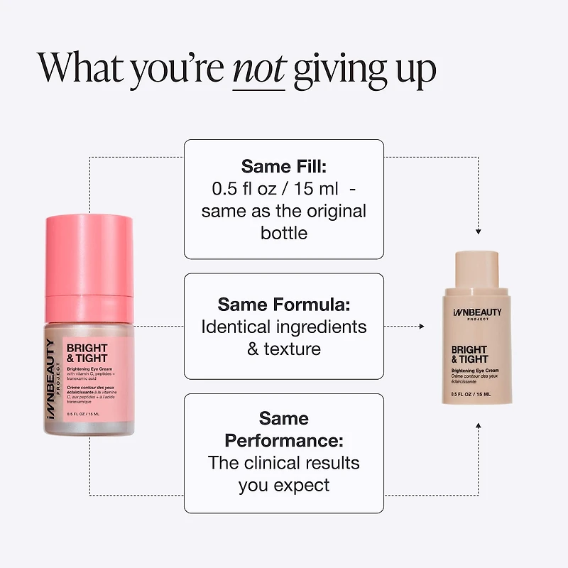 Bright & Tight Dark Circle Firming Eye Cream with Vitamin C Peptides