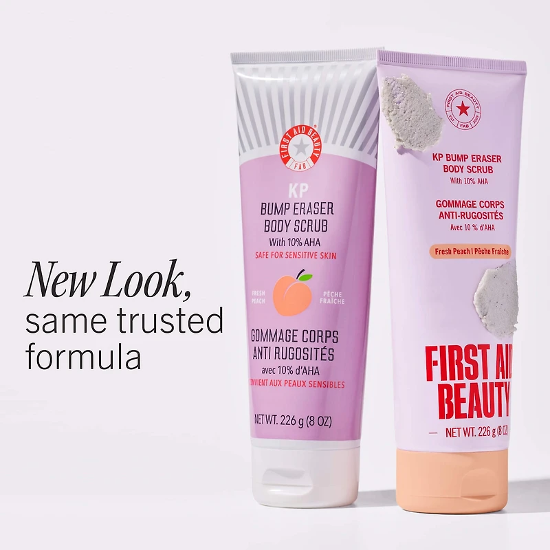 Exfoliant pour le corps KP Bump Eraser avec 10 % d’AHA cibler la kératose pilaire