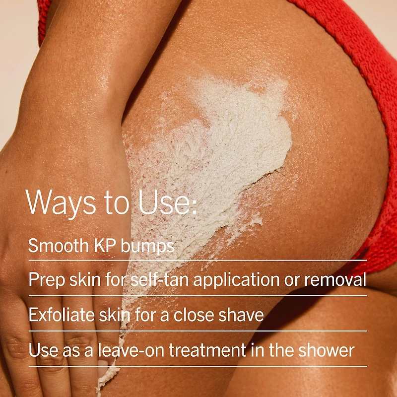 Exfoliant pour le corps KP Bump Eraser avec 10 % d’AHA cibler la kératose pilaire