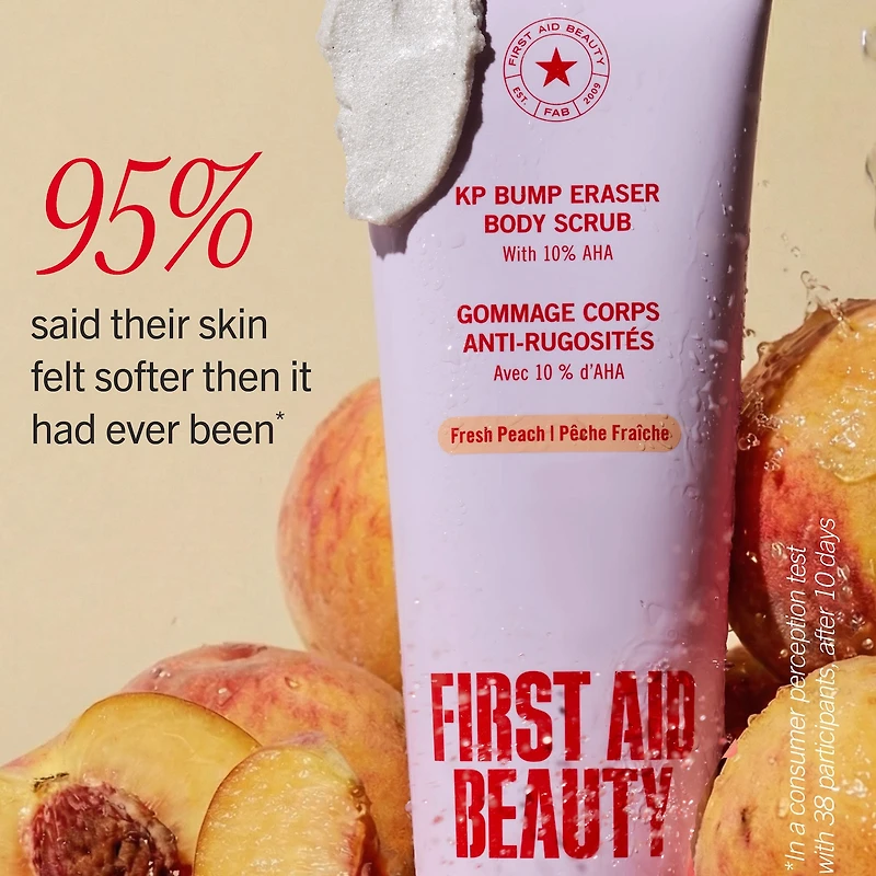 Exfoliant pour le corps KP Bump Eraser avec 10 % d’AHA cibler la kératose pilaire