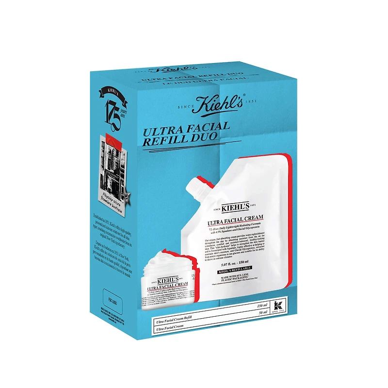Crème hydratante avec squalane Ultra Facial rechargeable