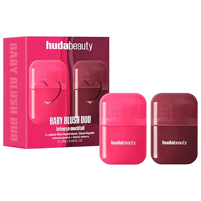 HUDA BEAUTY Mini Blush Mocktail Duos 2 x 0.06 oz/2 x 2 mL
