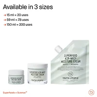 Superfood Air-Whip Lightweight Face Moisturizer with Hyaluronic Acid