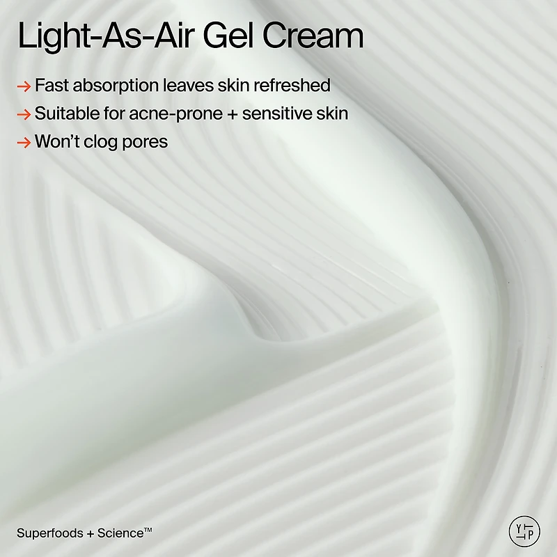 Superfood Air-Whip Lightweight Face Moisturizer with Hyaluronic Acid