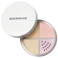 Morphe Bake & Set Loose Powder Quad Bright Balance 0.282 oz/8 g