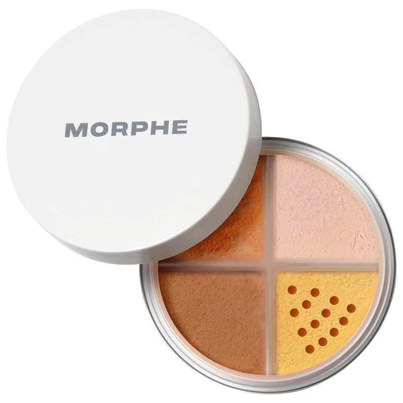 Morphe Bake & Set Loose Powder Quad 0.282 oz/8 g