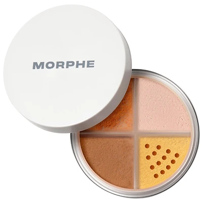 Morphe Bake & Set Loose Powder Quad 0.282 oz/8 g