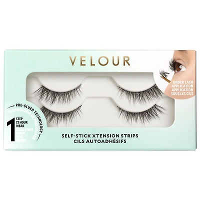 Velour Lashes Self-Stick Lash Xtension Strips Lightly Lifted