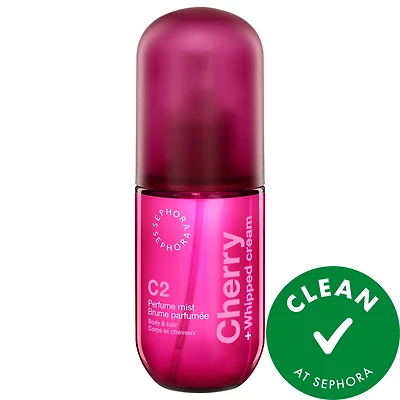 SEPHORA COLLECTION Cherry + Whipped Cream Body & Hair Perfume Mist 3.38 oz/100 ml