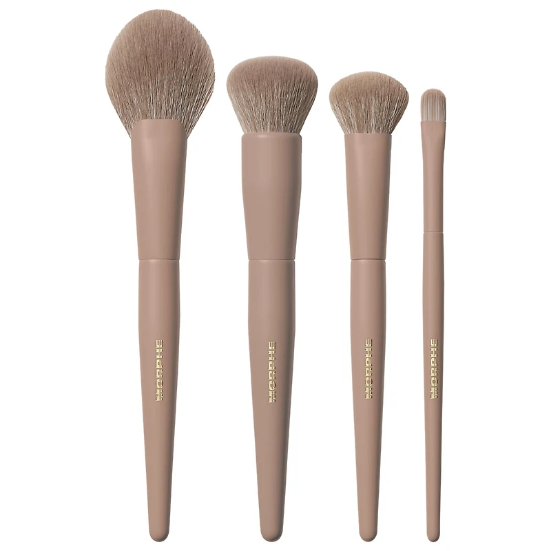 Morphe Iced Mocha 4-Piece Face Brush Set