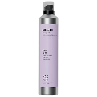 AG Care Mousse Gel Extra-Firm Curl Retention, Hold and Shine 10 fl oz/284 g