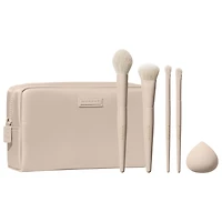 Morphe Oat Latte 5-Piece Face & Eye Brush Set