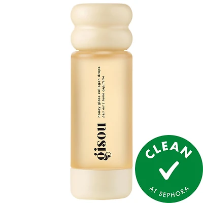Gisou Honey Gloss Collagen Drops Hair Oil for Fine to Medium Hair 0.67 oz/20ml