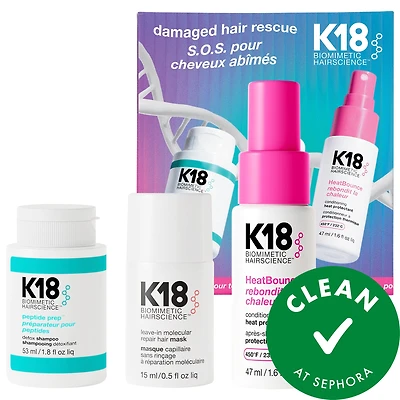 K18 Biomimetic Hairscience Damaged Hair Rescue Minis Gift Set