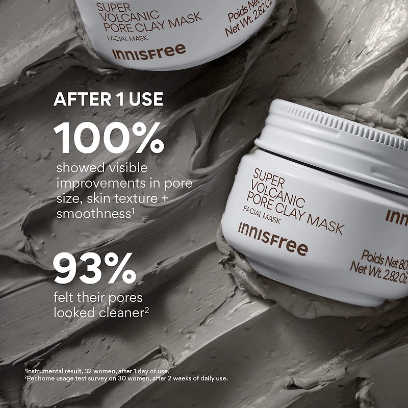 Korean Super Volcanic Pore Detoxing Clay Mask for Oil Control ​