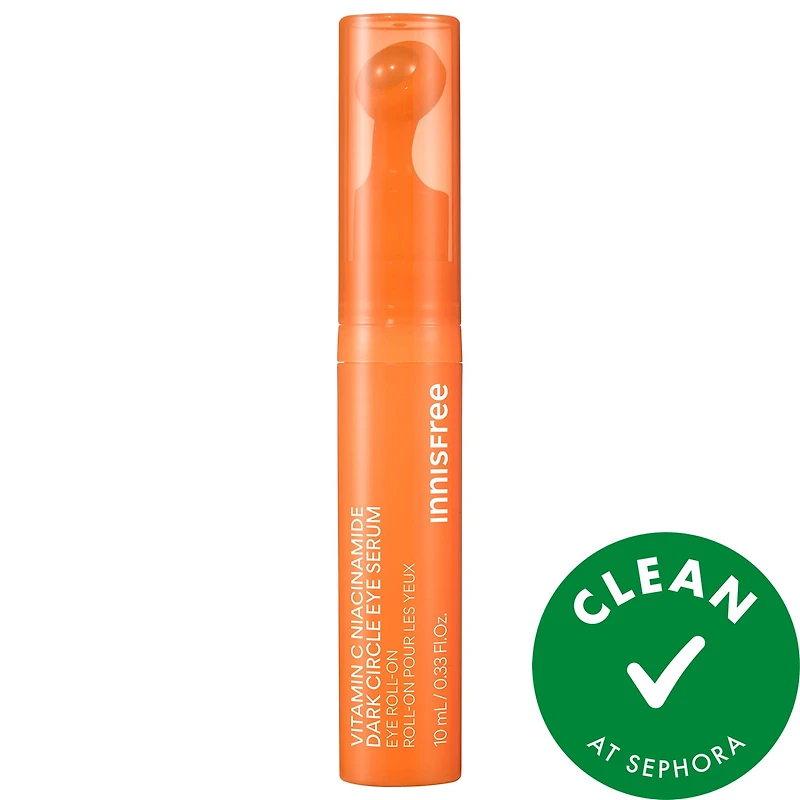 innisfree Vitamin C Niacinamide Brightening Eye Serum for Dark Circles 0.33 oz/10 ml
