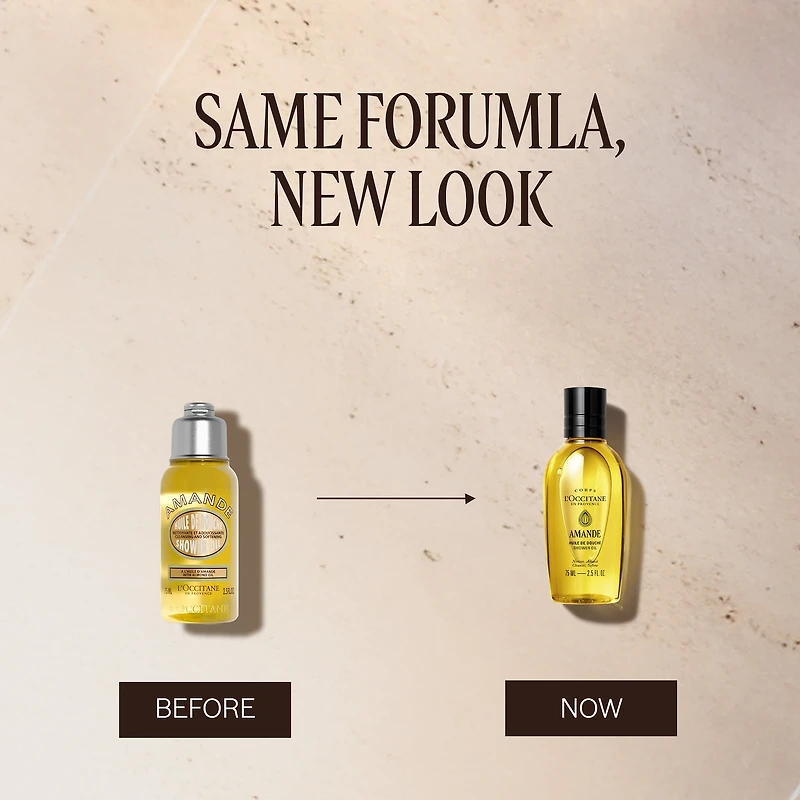 Cleansing And Softening Shower Oil With Almond Oil Mini
