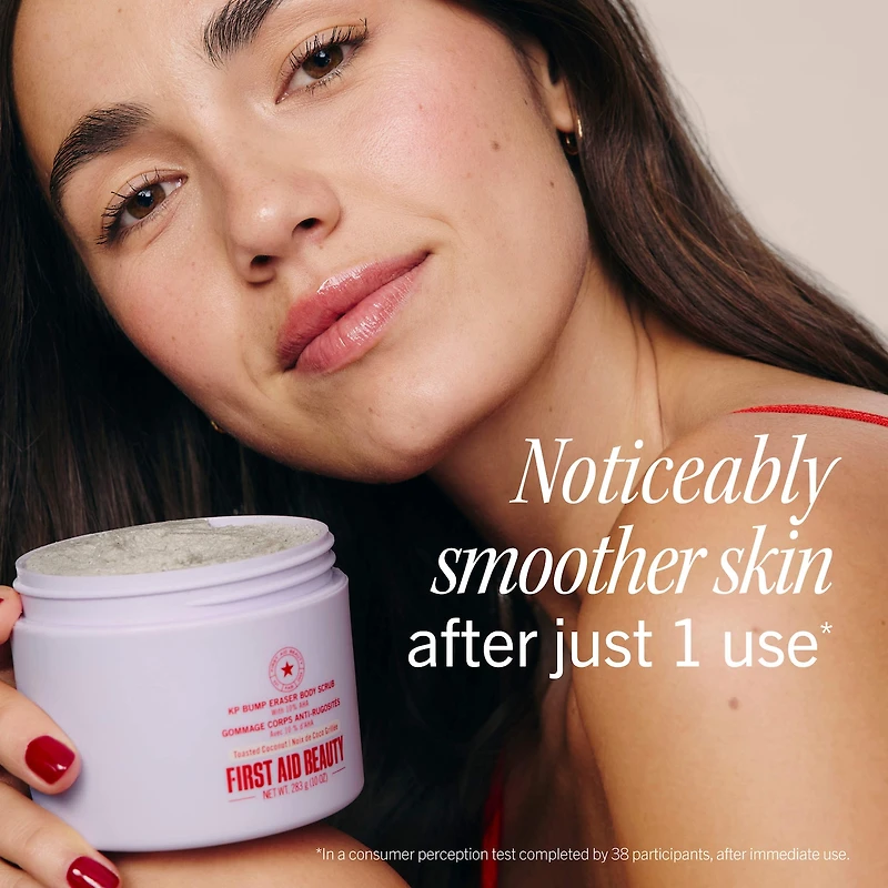 Exfoliant pour le corps KP Bump Eraser avec 10 % d’AHA cibler la kératose pilaire