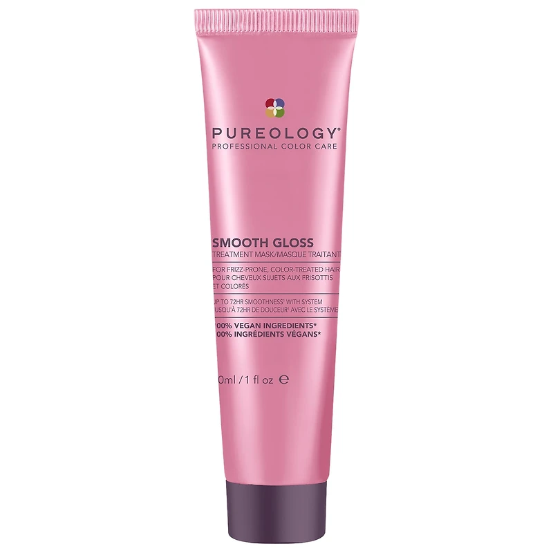 Pureology Mini Smooth Gloss Mask for Frizz Control & Hair Shine 1 oz/30 ml
