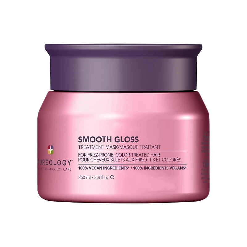 Pureology Smooth Gloss Hair Mask for Frizz Control & Hair Shine 8.4 oz/250 ml