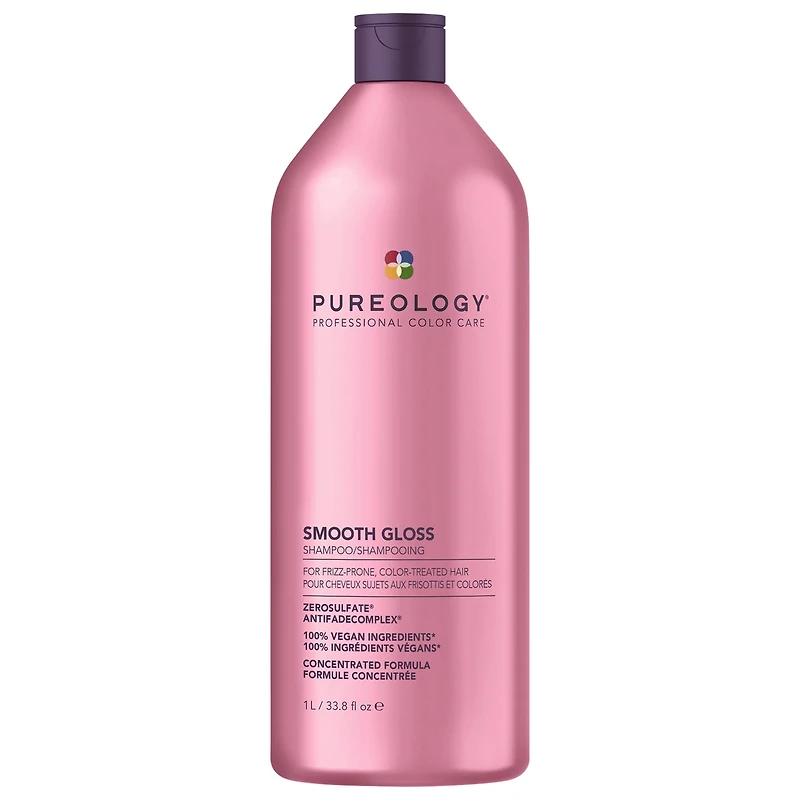 Pureology Smooth Gloss Shampoo for Frizz Control & Hair Shine