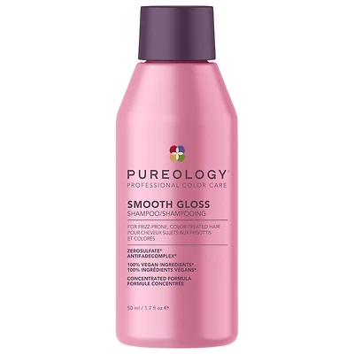 Pureology Mini Smooth Gloss Shampoo for Frizz Control & Hair Shine 1.7 oz/50 ml