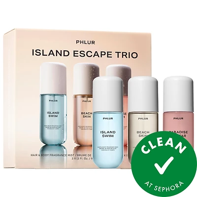 PHLUR Island Escape Body Mist Trio Set