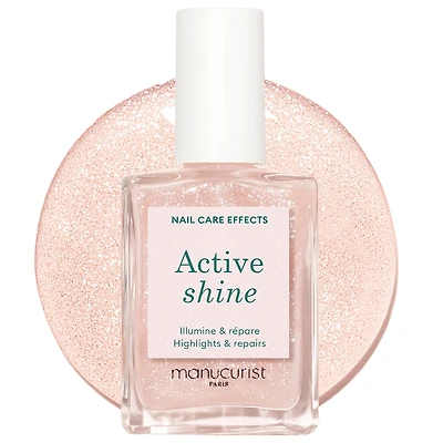 Manucurist Active Shine Opal Nail Polish Strenghtener with a Pearlescent Beige effect 15ml