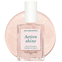 Manucurist Active Shine Opal Nail Polish Strenghtener with a Pearlescent Beige effect 15ml