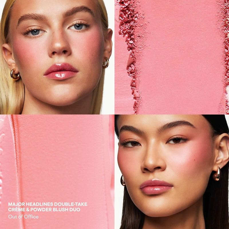 Major Headlines Double-Take Crème & Powder Blush Duo