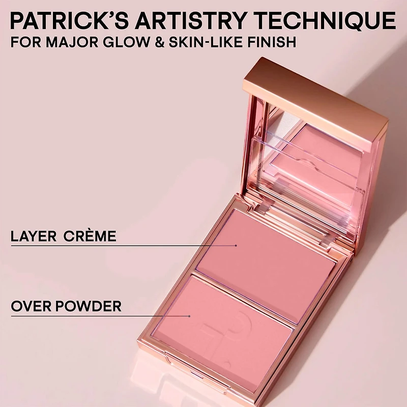 Major Headlines Double-Take Crème & Powder Blush Duo