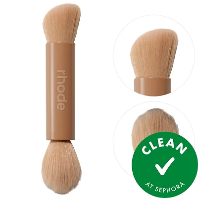 rhode Pocket Brush Double-Ended Makeup Brush 0/0