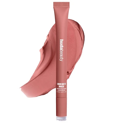 HUDA BEAUTY Liquid Matte Mousse Soft Blur Lip Cream 0.25 oz/7.5 ml