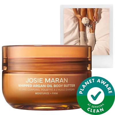 JOSIE MARAN...In Bed (Whipped Vanilla Milk + Cashmere Musk) - Whipped Argan Oil Refilllable Body Butter Jar mL