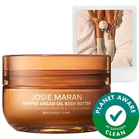JOSIE MARAN...In Bed (Whipped Vanilla Milk + Cashmere Musk) - Whipped Argan Oil Refilllable Body Butter Jar mL