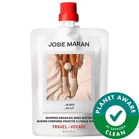 JOSIE MARAN Mini...In Bed (Whipped Vanilla Milk + Cashmere Musk) - Whipped Argan Oil Refilllable Body Butter 2 oz/60 mL
