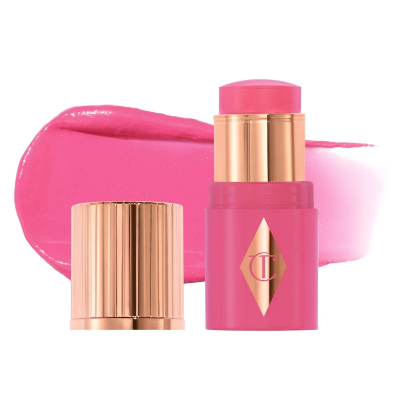 Charlotte Tilbury Mini Unreal Lip + Cheek Glow Blush Stick with Hyaluronic Acid 0.1 oz/3 g