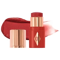 Charlotte Tilbury Mini Unreal Lip + Cheek Glow Blush Stick with Hyaluronic Acid 0.1 oz/3 g