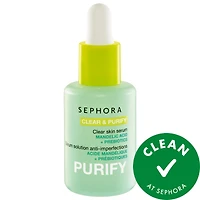 SEPHORA COLLECTION CLEAR & PURIFY - Clear Skin Serum with Mandelic Acid + Prebiotics 1.01 oz/30 mL