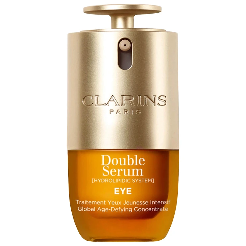 Clarins DOUBLE SERUM® Eye Brightening & Depuffing Anti-Aging Concentrate 0.7/20