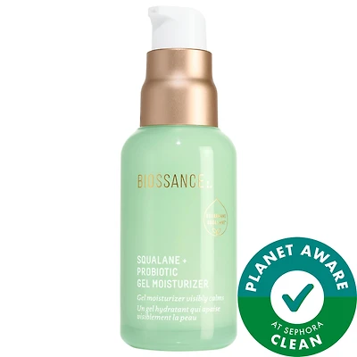 Biossance Probiotic Gel Lightweight Non-Comedogenic Moisturizer with Glycerin + Squalane 1.69 oz/50 ml