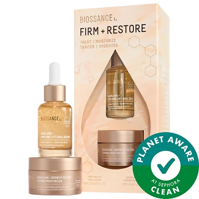 Biossance Firm + Restore Anti-Aging Skincare Set
