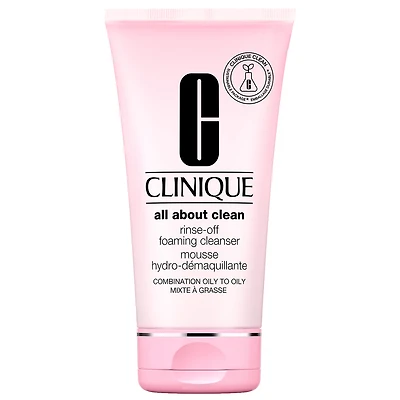 CLINIQUE All About Clean™ Rinse-Off Foaming Cleanser with Hyaluronic Acid 5 oz/ 150 mL
