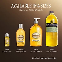 Cleansing And Softening Refillable Shower Oil With Almond Oil