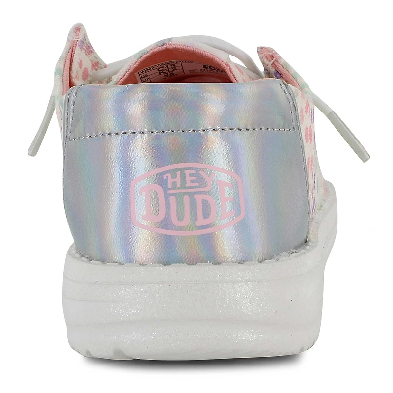 HEYDUDE Wendy Youth Iridescent Leopard