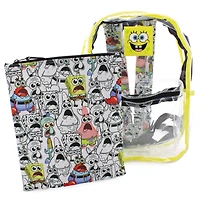 SpongeBob SquarePants Clear Backpack With Pouch