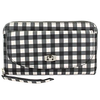 Madden Girl Gingham-Print Wallet