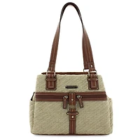 Rosetti Midtown Natural Woven Satchel